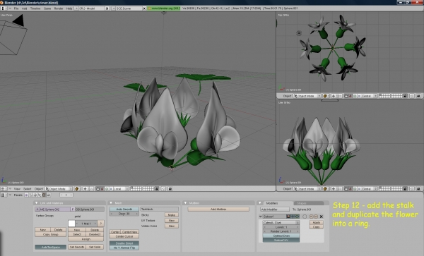 Creation of clover: Step 12